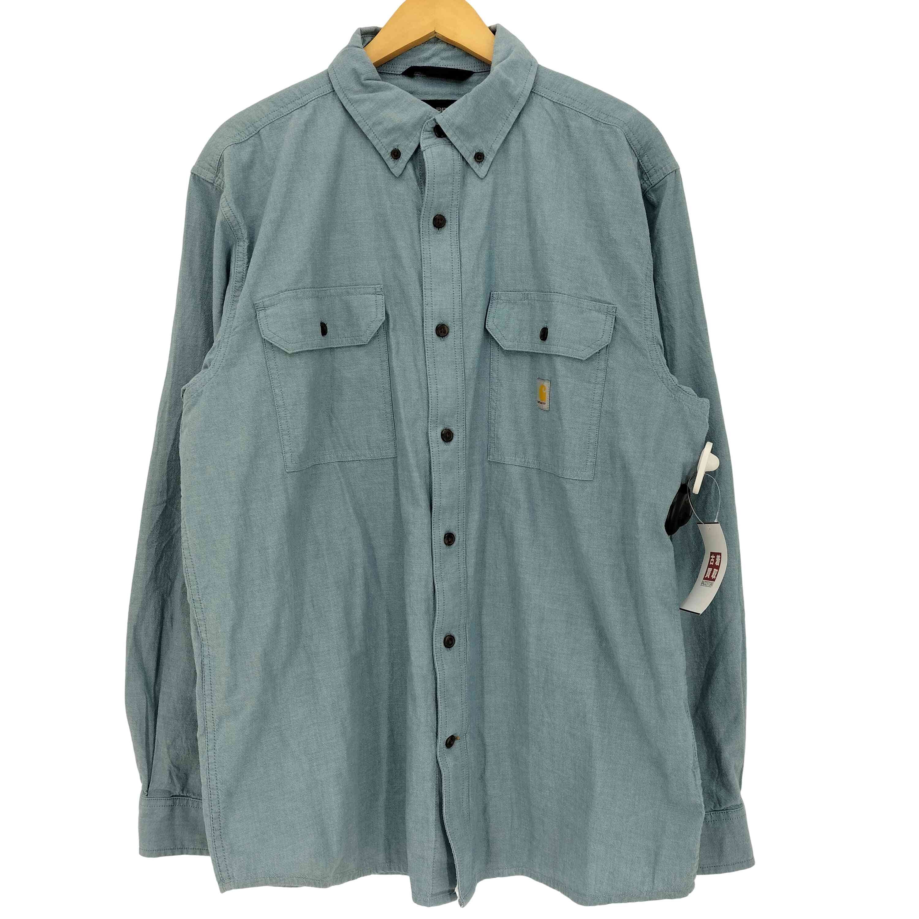 24ss LOOSE FIT MIDWEIGHT CHAMBRAY LONG-SLEEVE SHIRT【1141248648063】