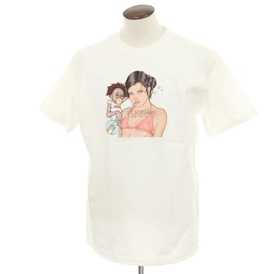 【中古】シュプリーム Supreme 2025年秋冬 Angel Tee コットン 半袖Tシャツ ホワイト【サイズL】【メンズ】