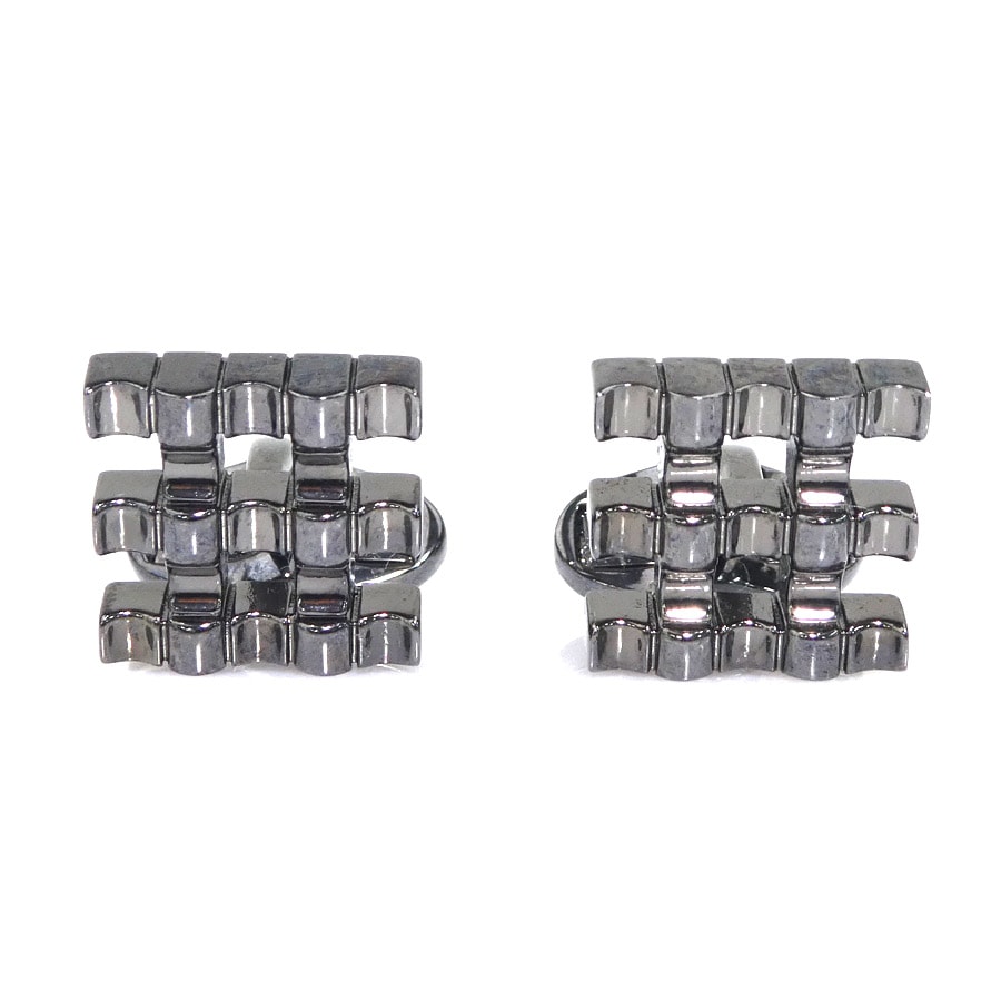 バーバリー BURBERRY カフス メタル ガンメタル メンズ【中古】 56587a