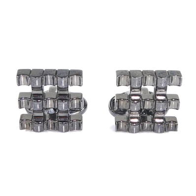 バーバリー BURBERRY カフス メタル ガンメタル メンズ【中古】 56587a