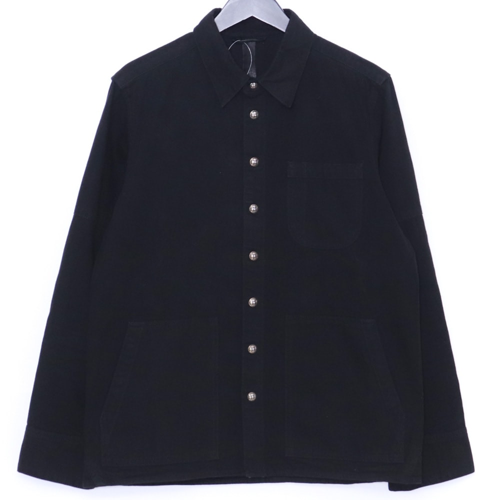 CHROME HEARTS ラストバイト クロスボールボタン デニム長袖シャツ