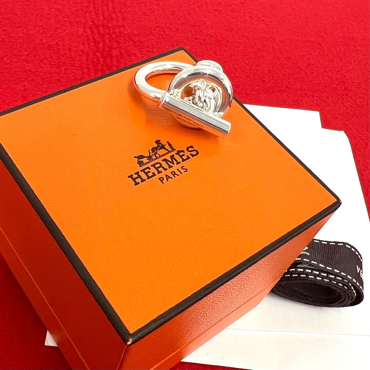 HERMES エルメス クロワゼット リング シルバー925 リング・指輪 7号 シルバー
 24853