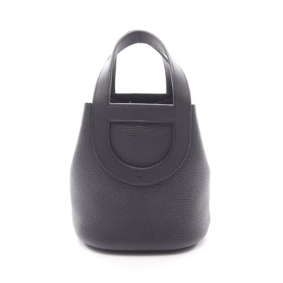 エルメス HERMES インザループ18 ハンドバッグ バッグ レザー トリヨンクレマンス トリヨンクレマンス W刻印(2024年製造) レディース ブラック系 【中古】
