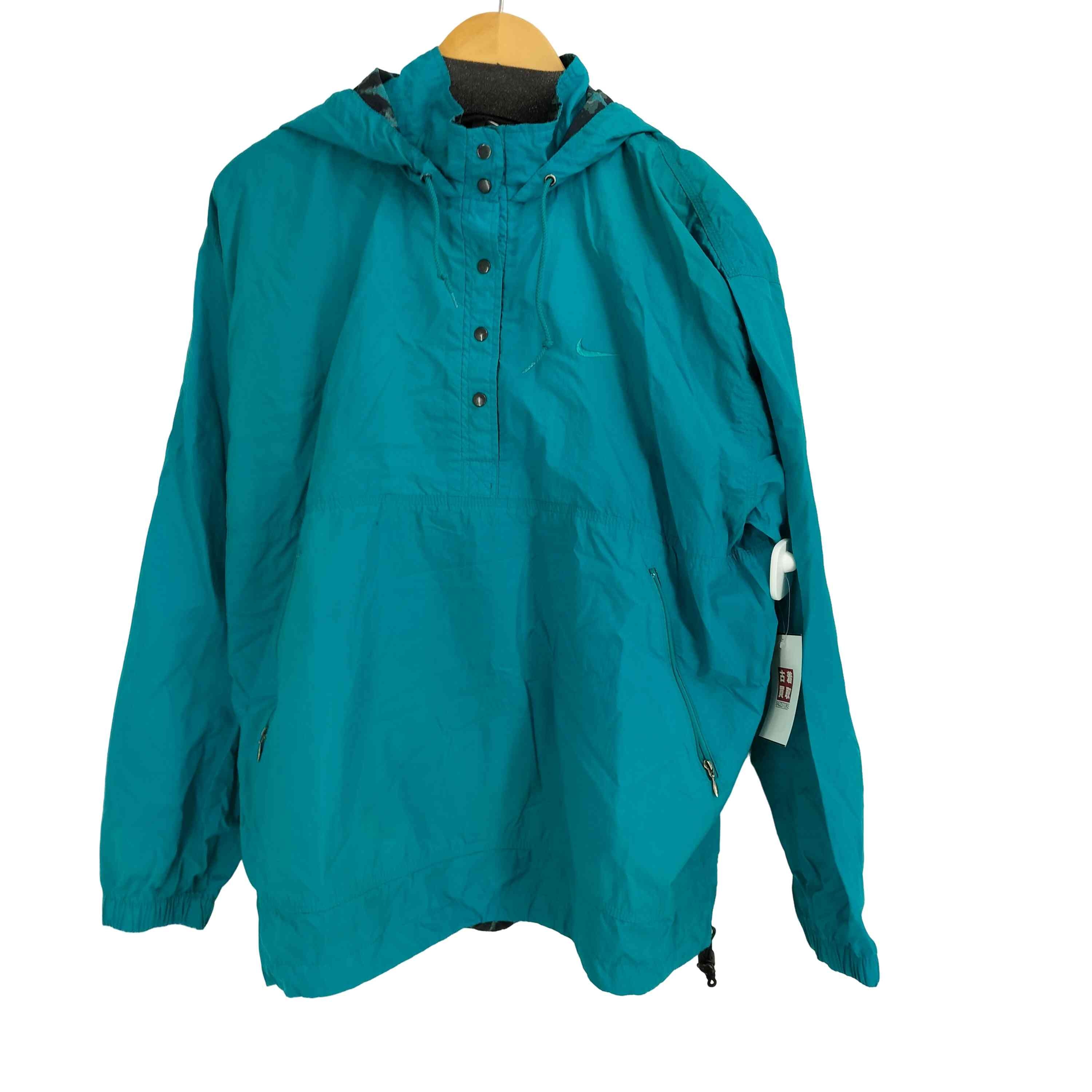 90S 胸元スウォッシュ刺繍ナイロンアノラックジャケット【1141498547963】