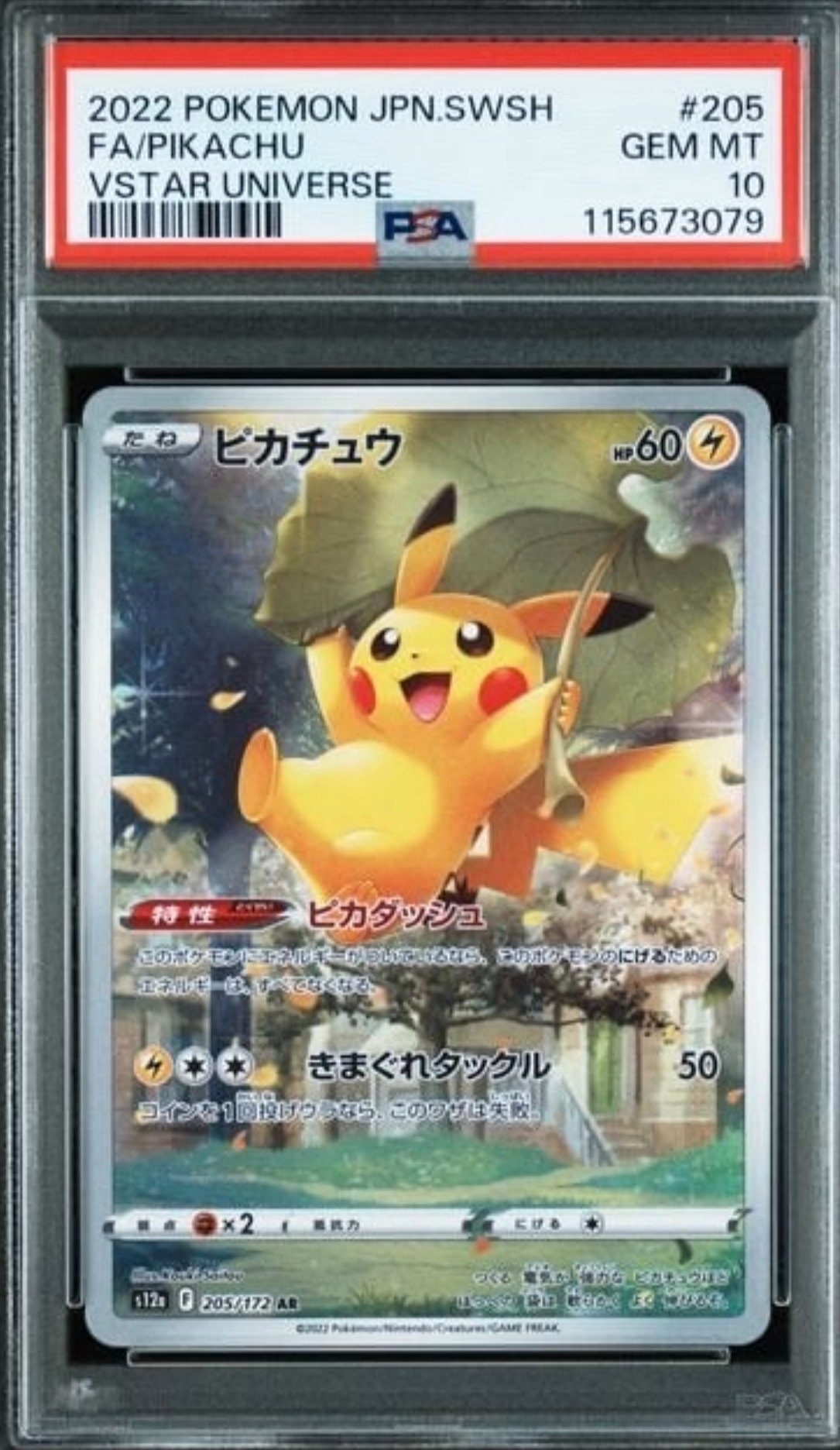 ピカチュウ AR[s12a 205/172](ハイクラスパック「VSTARユニバース」)