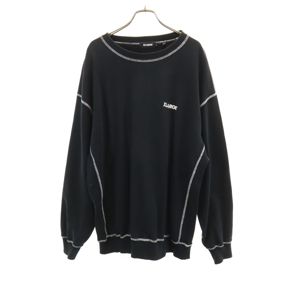 XLARGE エクストララージ 長袖 スウェット トレーナー L ブラック
