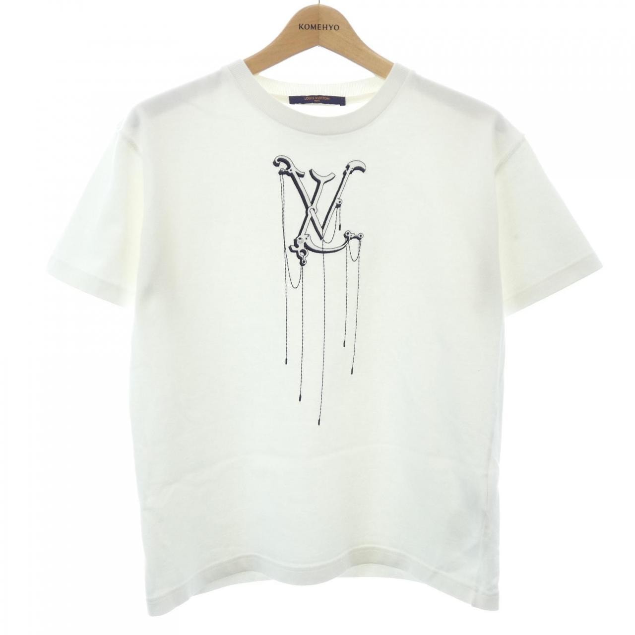 ルイヴィトン LOUIS VUITTON LVペンダント エンブロイダリー HIY12WJYH Tシャツ