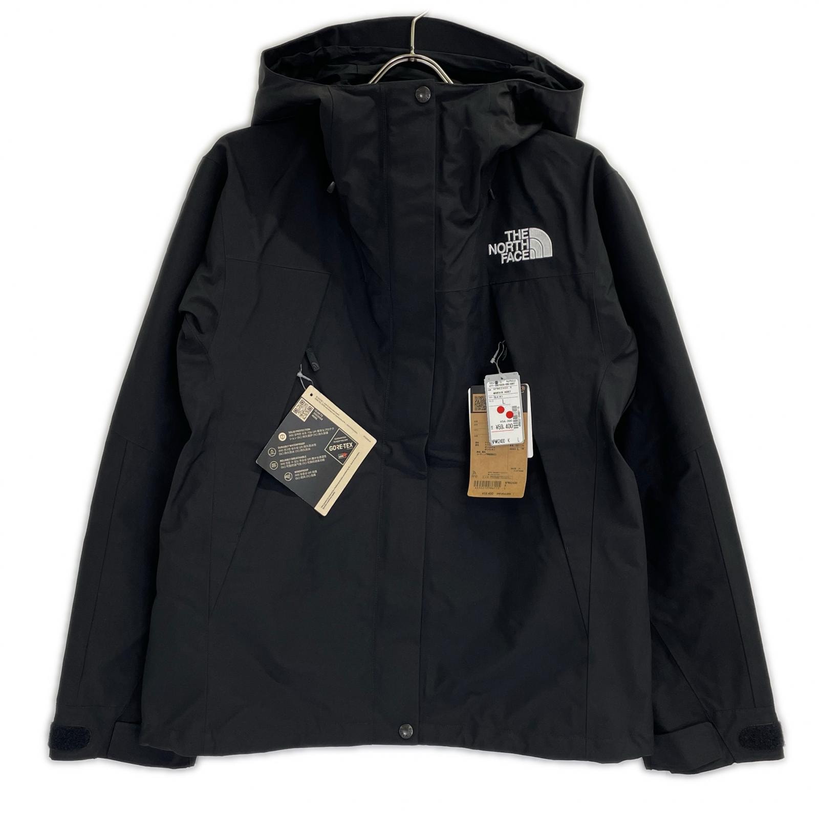 ノースフェイス NPW62400 ブラック シェル GORE-TEX Mountain Jacket L