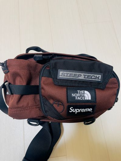 Supreme x The North Face Steep Tech Waist Bag "Brown" NM82291I / NF0A82YW