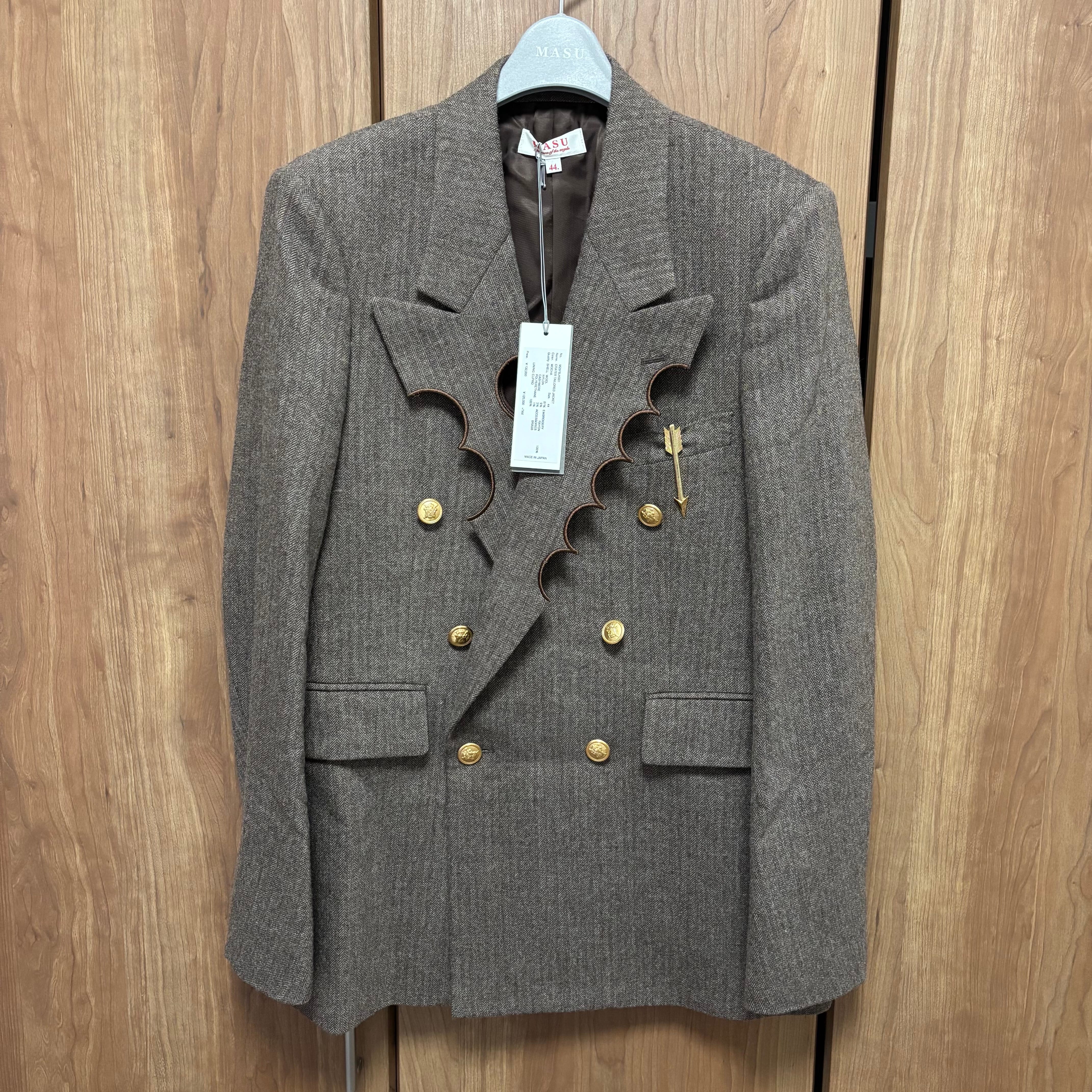 未使用に近い】MASU 25AW CRATER TAILORED JACKETの古着・中古  