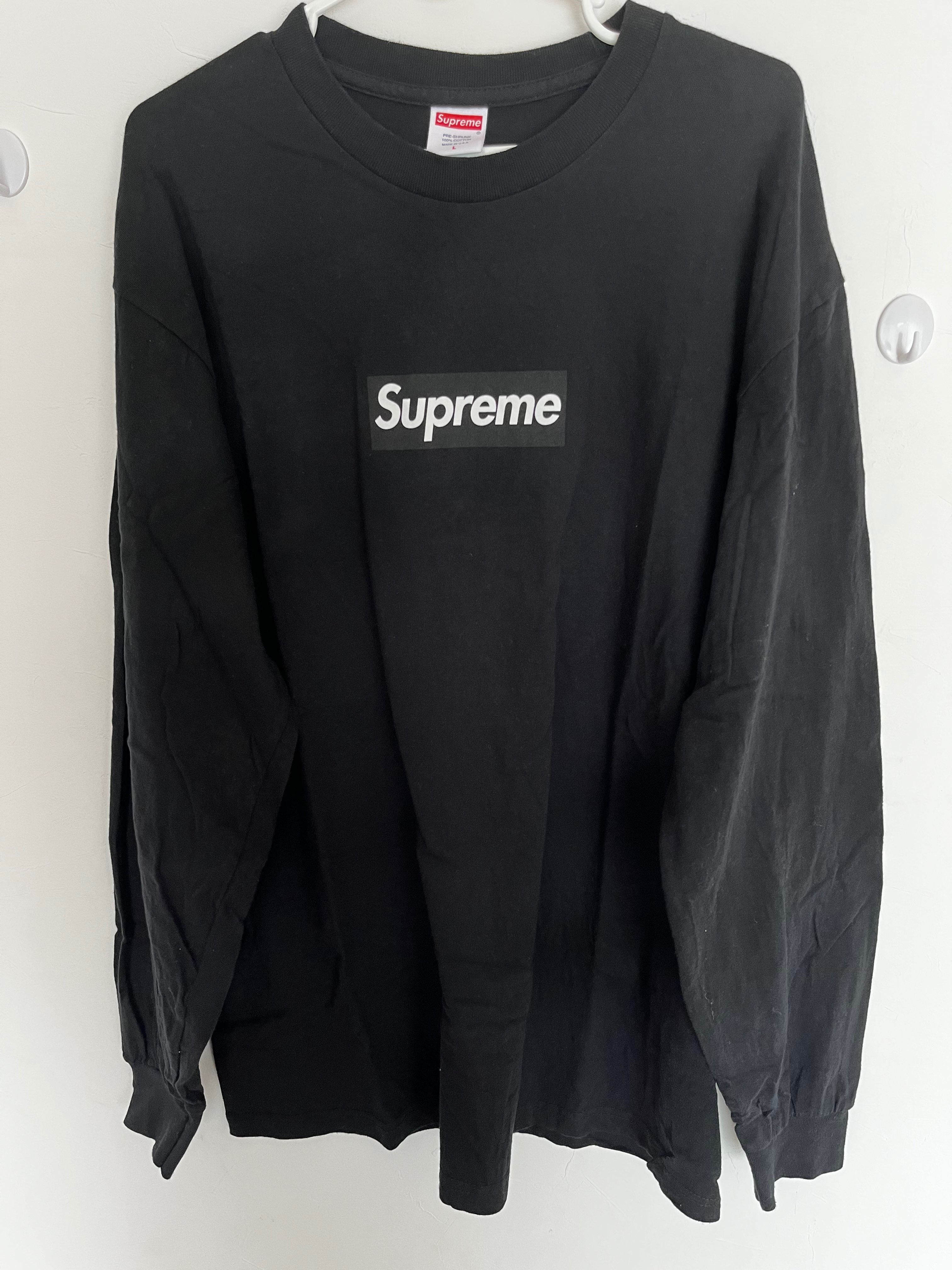 Supreme Box Logo L/S Tee "Black"