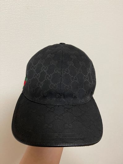 GUCCI Original GG Canvas Baseball Hat With Web "Beige/Ebony"