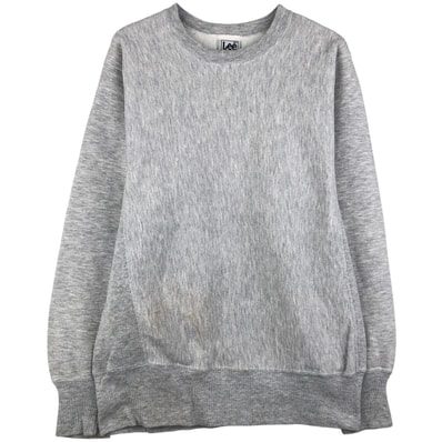 古着 90年代 リー Lee CROSS GRAIN 無地 ブランクスウェットシャツ トレーナー メンズM相当 ヴィンテージ/eaa482597