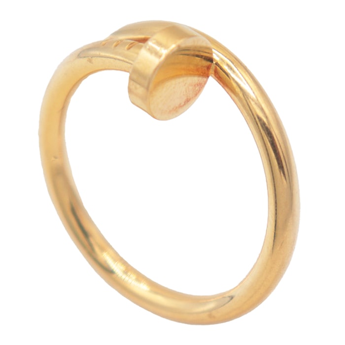 CARTIER カルティエ ジュストアンクル クラシック リング・指輪 メンズ 24号 #62 イエローゴールド K1YG 18金 アクセサリー ジュエリー