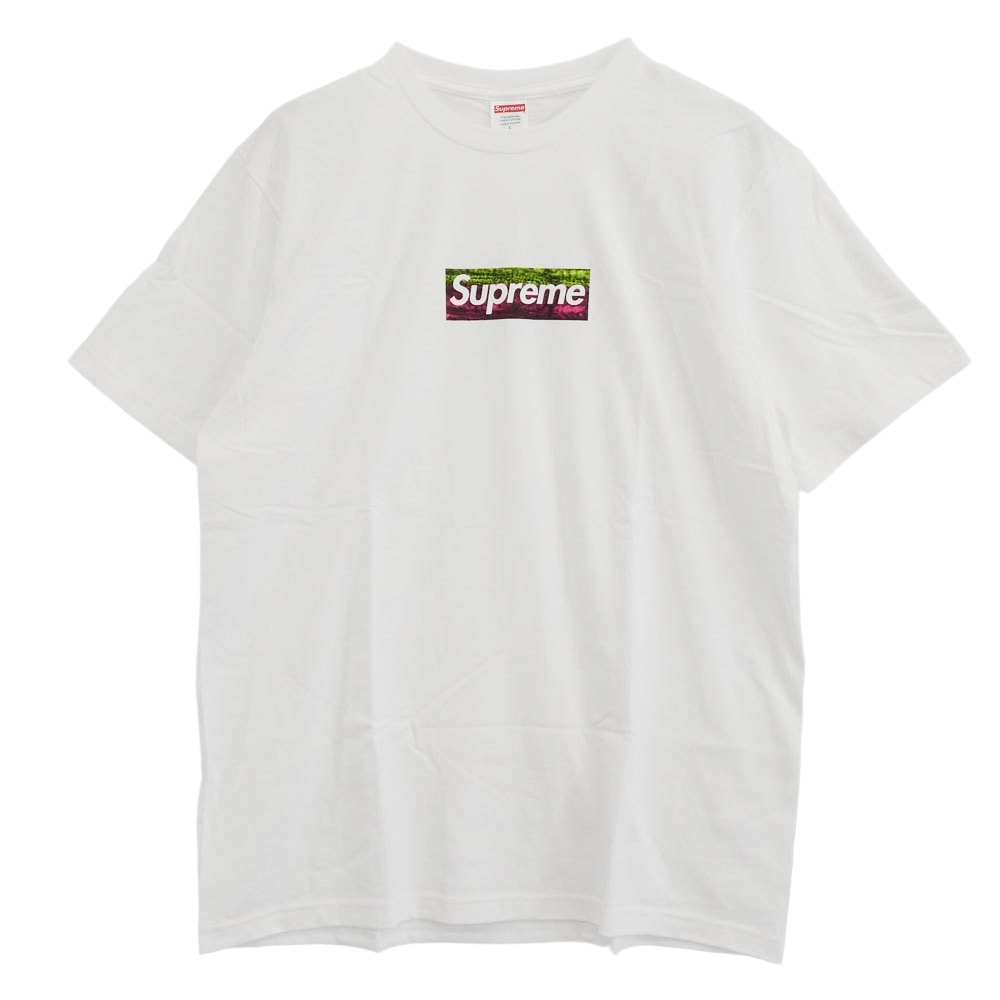 Supreme シュプリーム Tシャツ 25SS Los Angeles Fire Relief Box Logo Tee プリント Tシャツ ホワイト系 L【新古品】【未使用】【中古】