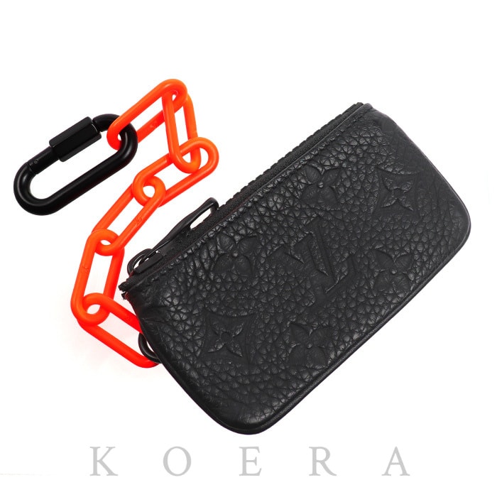 LOUIS VUITTON ルイ・ヴィトン ポシェットクレ ヴァージルアブロー コインケース ノワール M67452 TA5118 ユニセックス【中古】