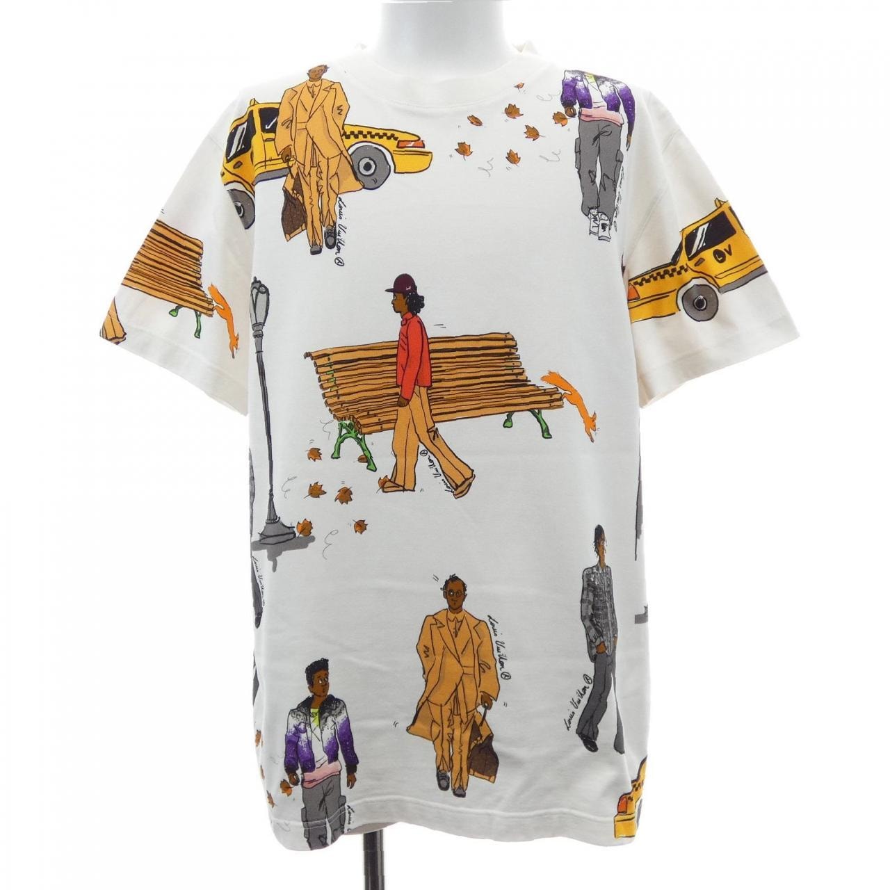 ルイヴィトン LOUIS VUITTON ニューウォーカーズプリント HHY91WNPG Tシャツ