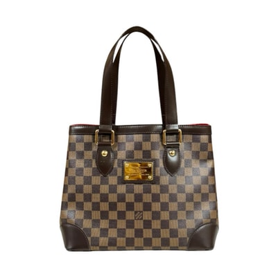 ルイヴィトン ハムステッドPM ダミエ ハンドバッグ ダミエキャンバス N51205 ブラウン レディース LOUIS VUITTON 中古