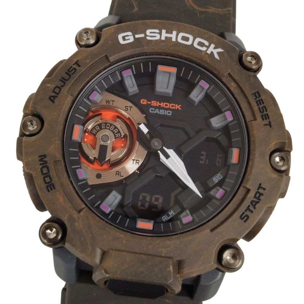 CASIO カシオ GA-2200MFR CARBON CORE GUARD Gショック 腕時計 ブラウン正規品 / C360