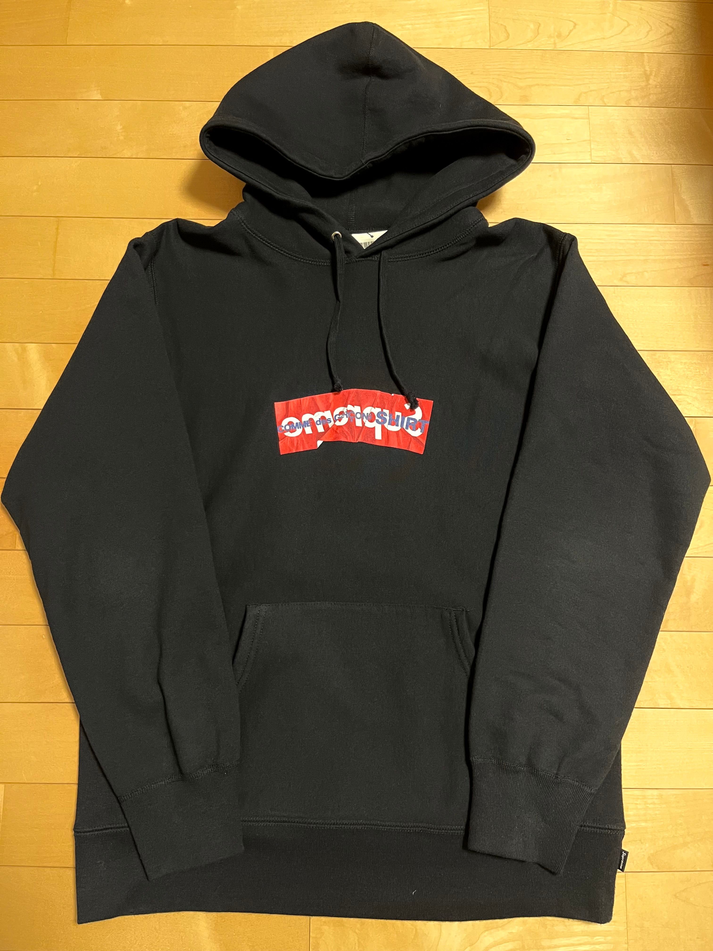 Supreme Comme Des Garcons SHIRT Box Logo Hooded Sweatshirt "Black"