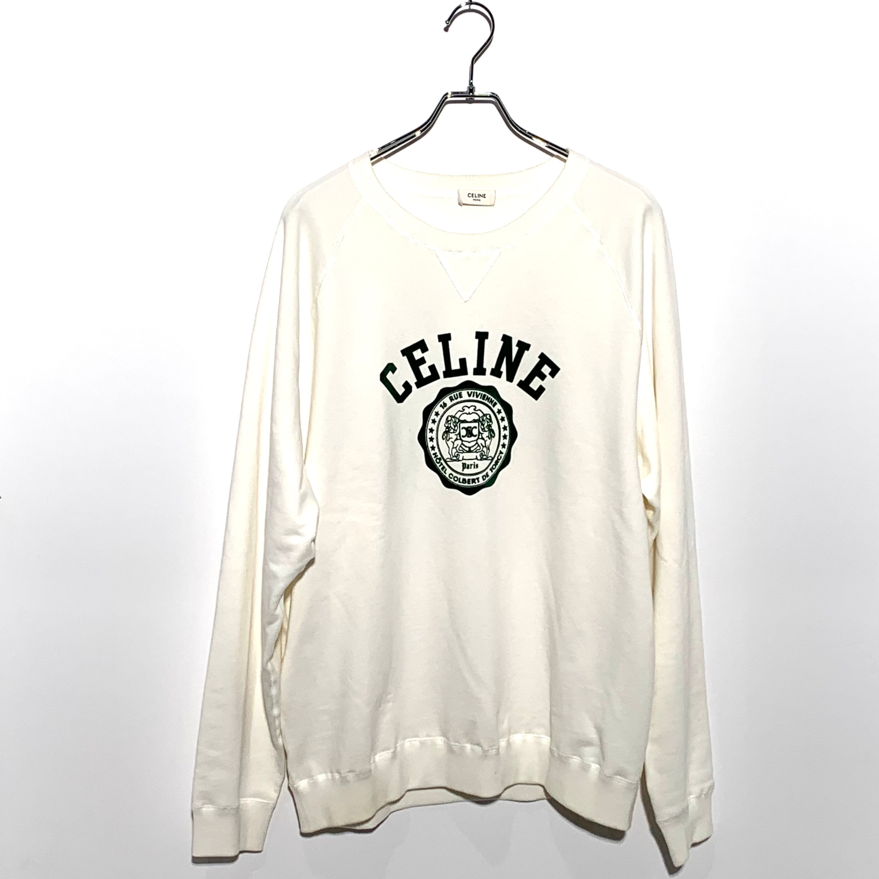 CELINE Blason Loose Sweatshirt "White"
