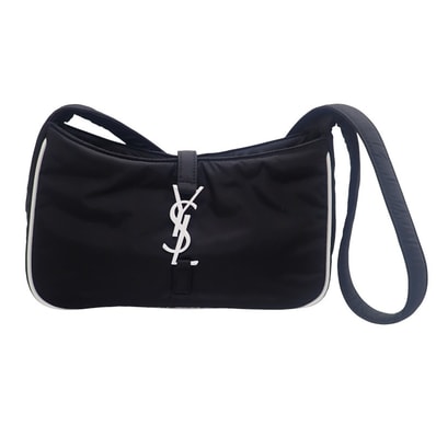 サンローラン SAINT LAURENT LE 5A7 クロスボディ 733294 FABI1 ショルダーバッグ ナイロン ブラック レディース メンズ【中古】【Aランク】