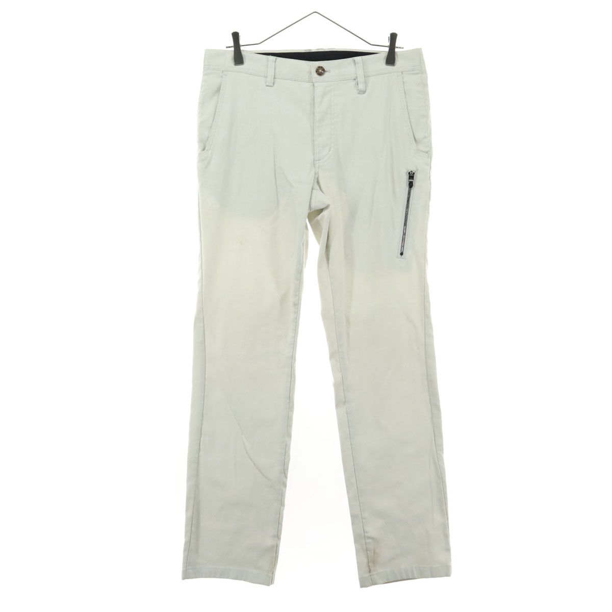 adidas アディダス ヘリンボーン ゴルフ ストレッチパンツ L グレー