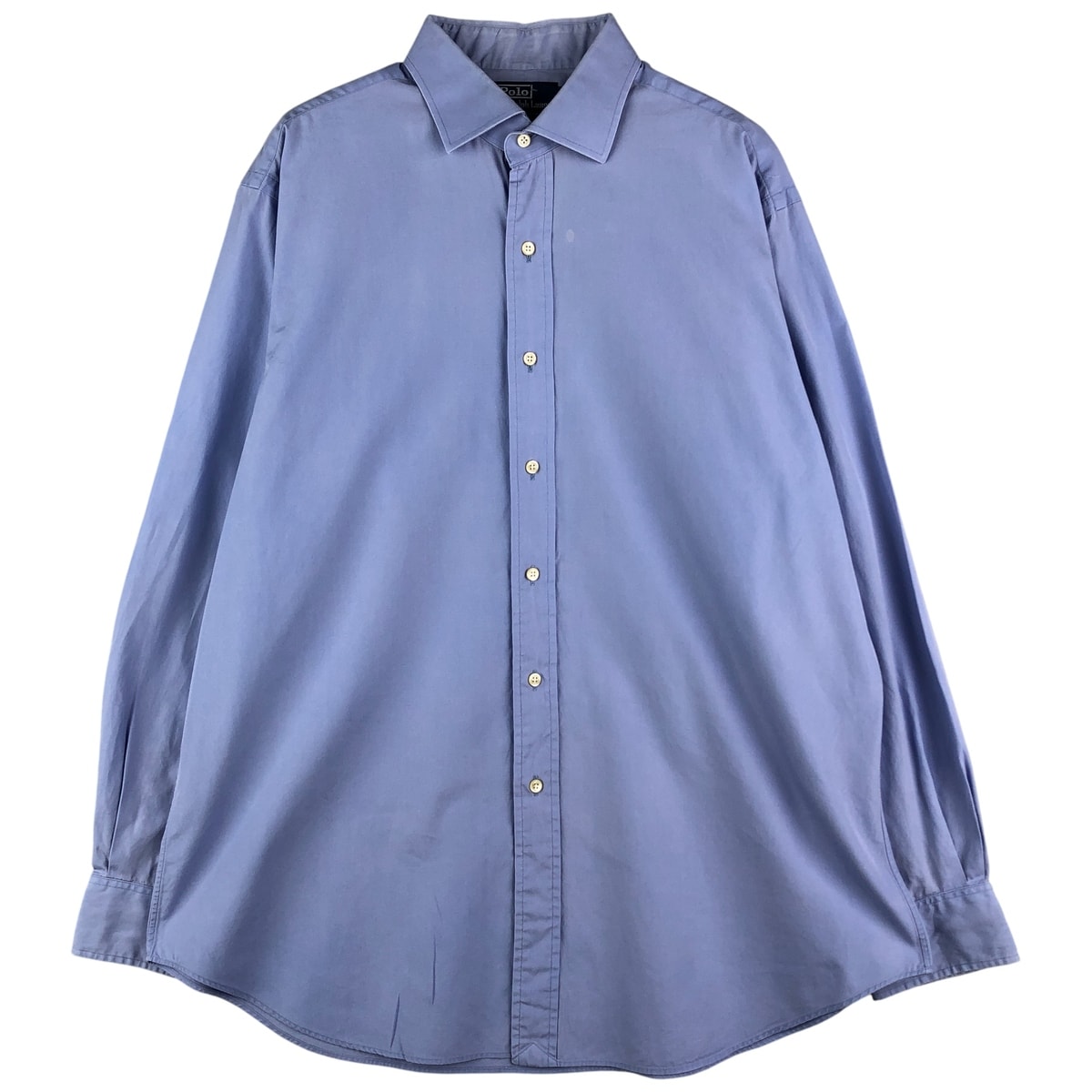 古着 ラルフローレン Ralph Lauren REGENT CLASSIC FIT 長袖 コットンシャツ メンズXL相当/eaa602906