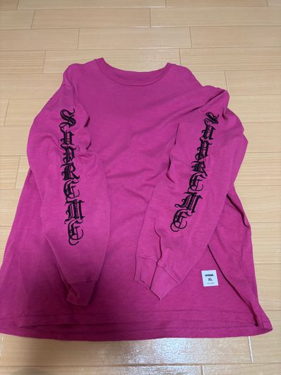 Supreme Old English L/S Top "Pink"