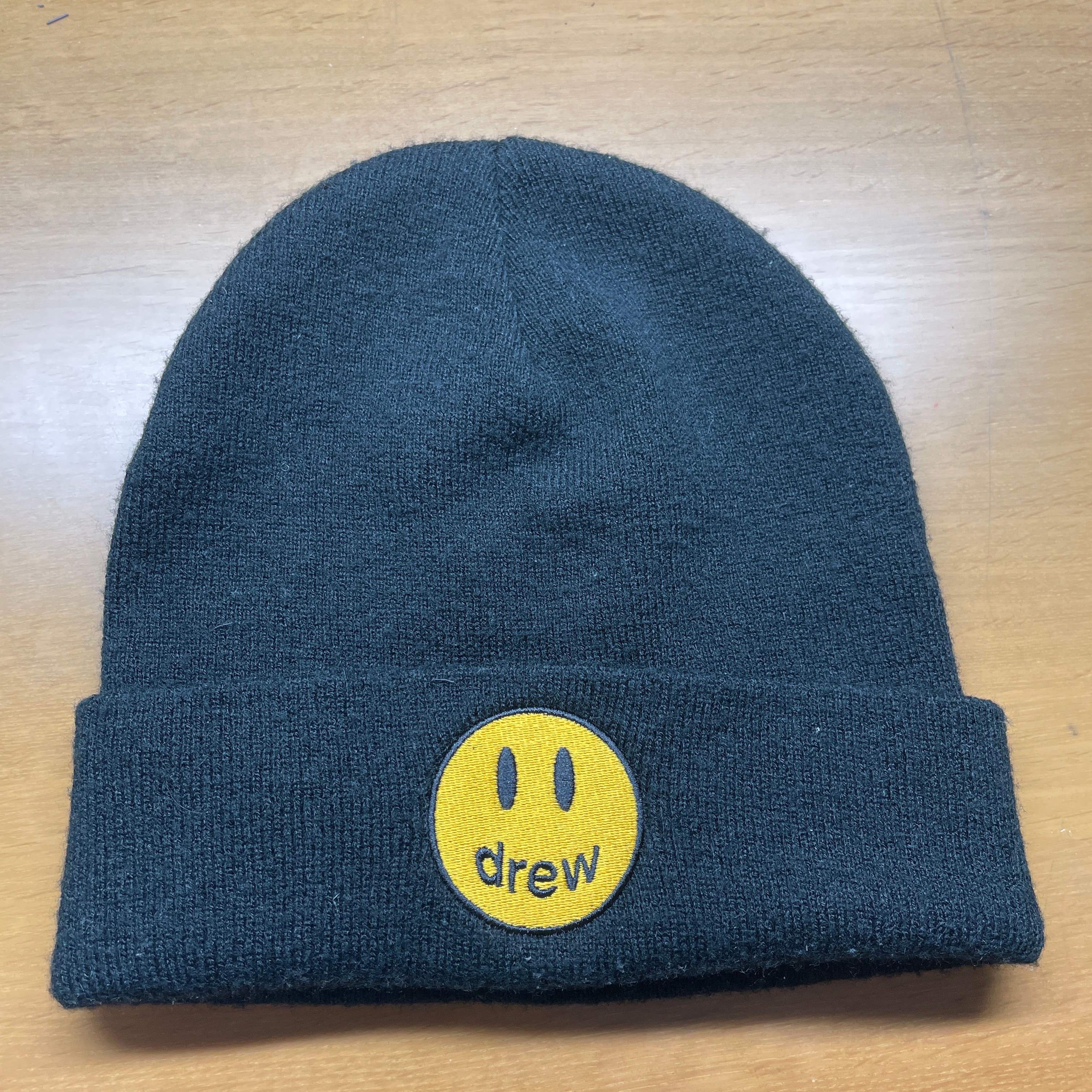 drew house mascot rib beanie "Black"