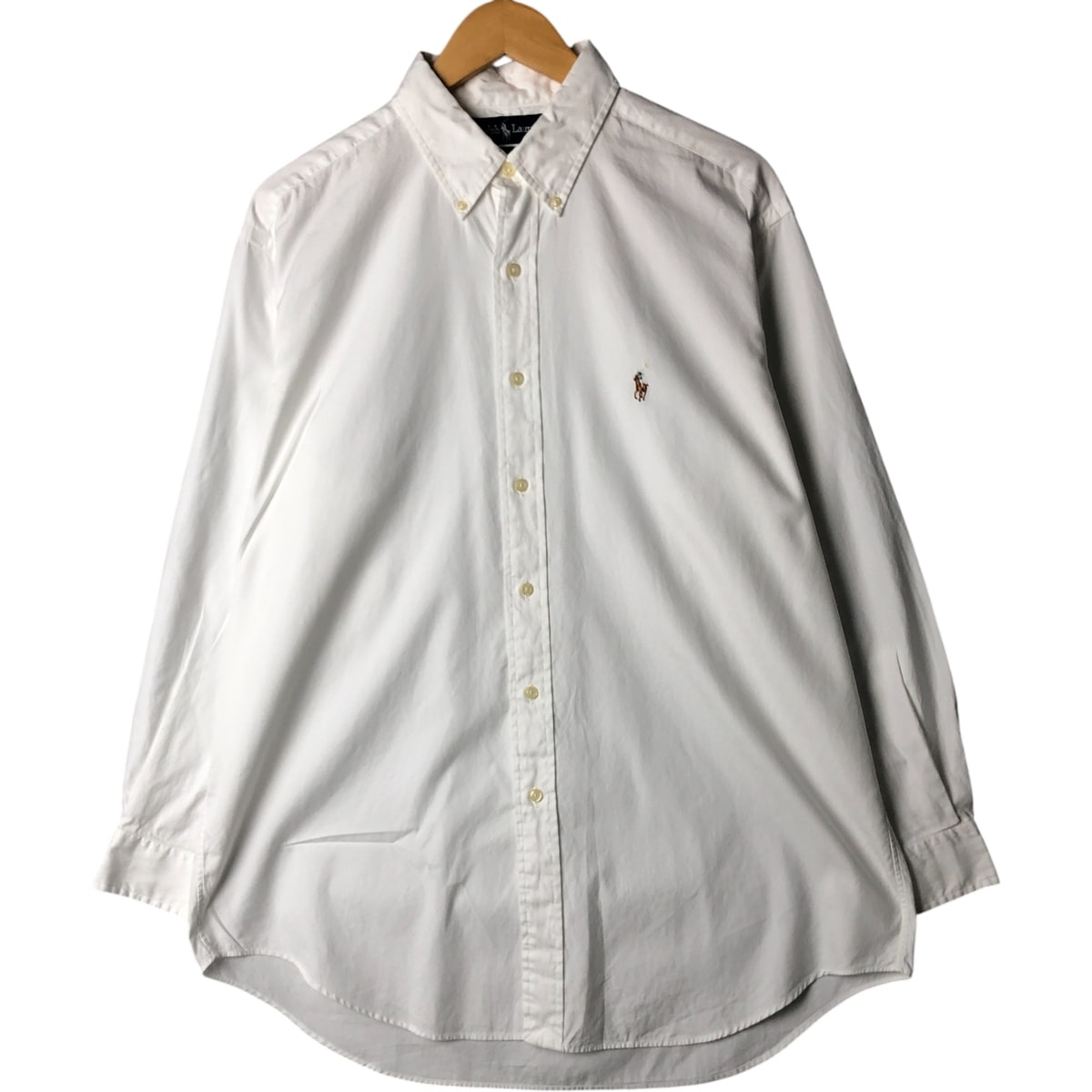 古着 ラルフローレン Ralph Lauren YARMOUTH 長袖 ボタンダウンシャツ メンズL相当/eaa578654