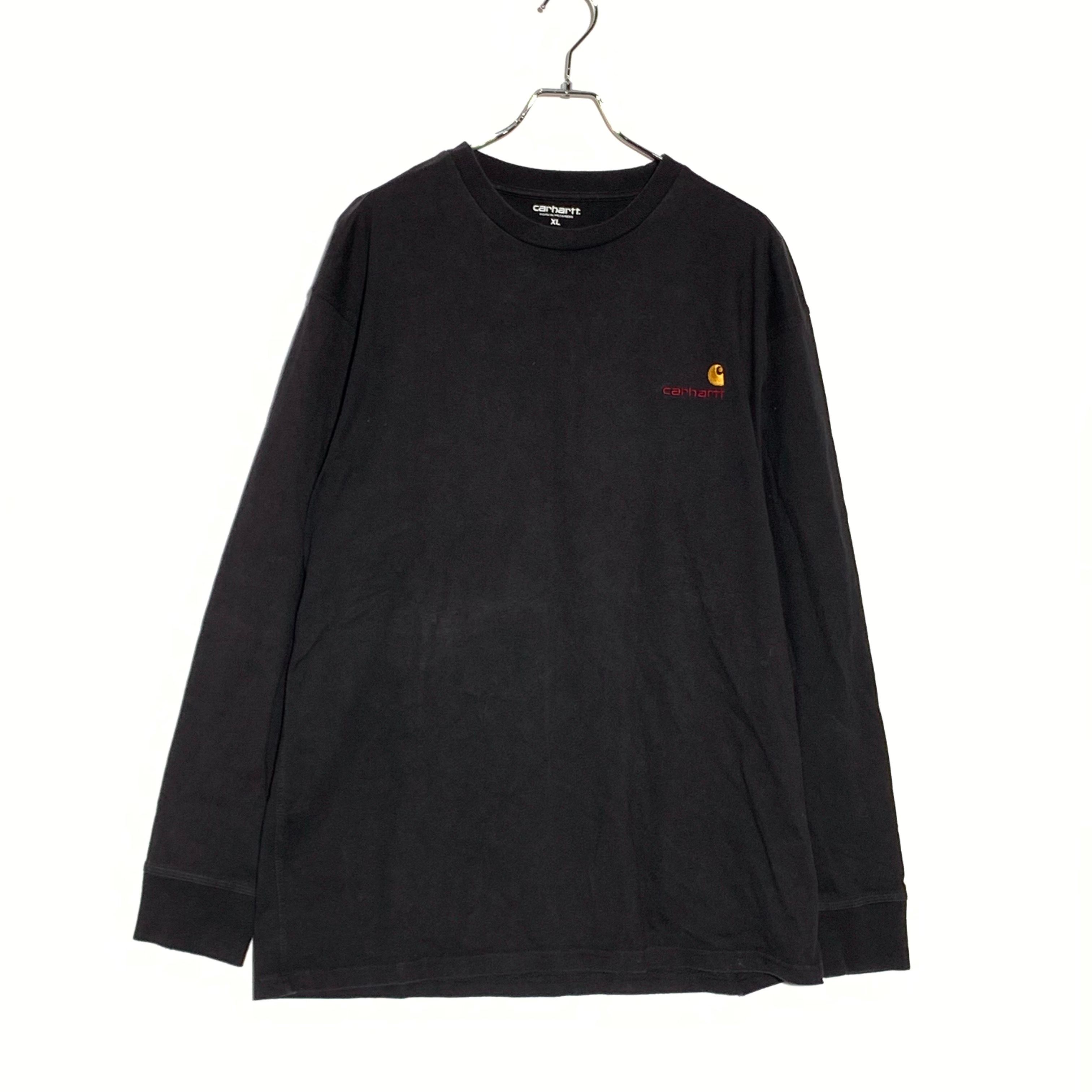 Carhartt WIP Long Sleeve American Script T-Shirt "Black"