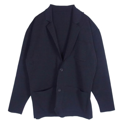 SOPHNET. ソフネット テーラードジャケット 22SS SOPH-220041 KNIT 2BUTTON JACKET ニット 2B ジャケット ダークグレー系 M【極上美品】【中古】