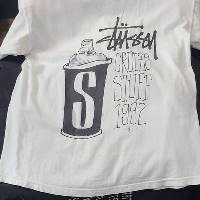 Stussy 25周年 スプレー缶Tシャツ