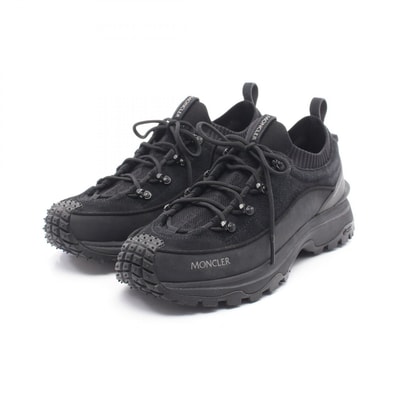 モンクレール MONCLER TRAILGRIP LITE3 スニーカー 靴 スウェード レディース ブラック系 【中古】