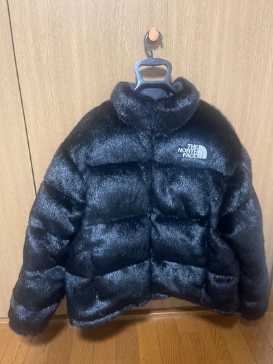 Supreme x The North Face Faux Fur Nuptse Jacket "Black"