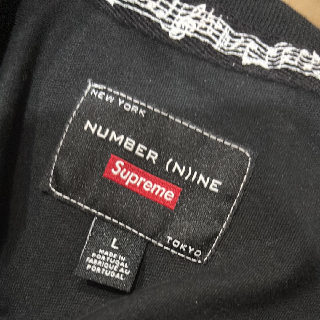 Supreme x Number (N)ine x Mickey Mouse Raglan L/S Top "Black"