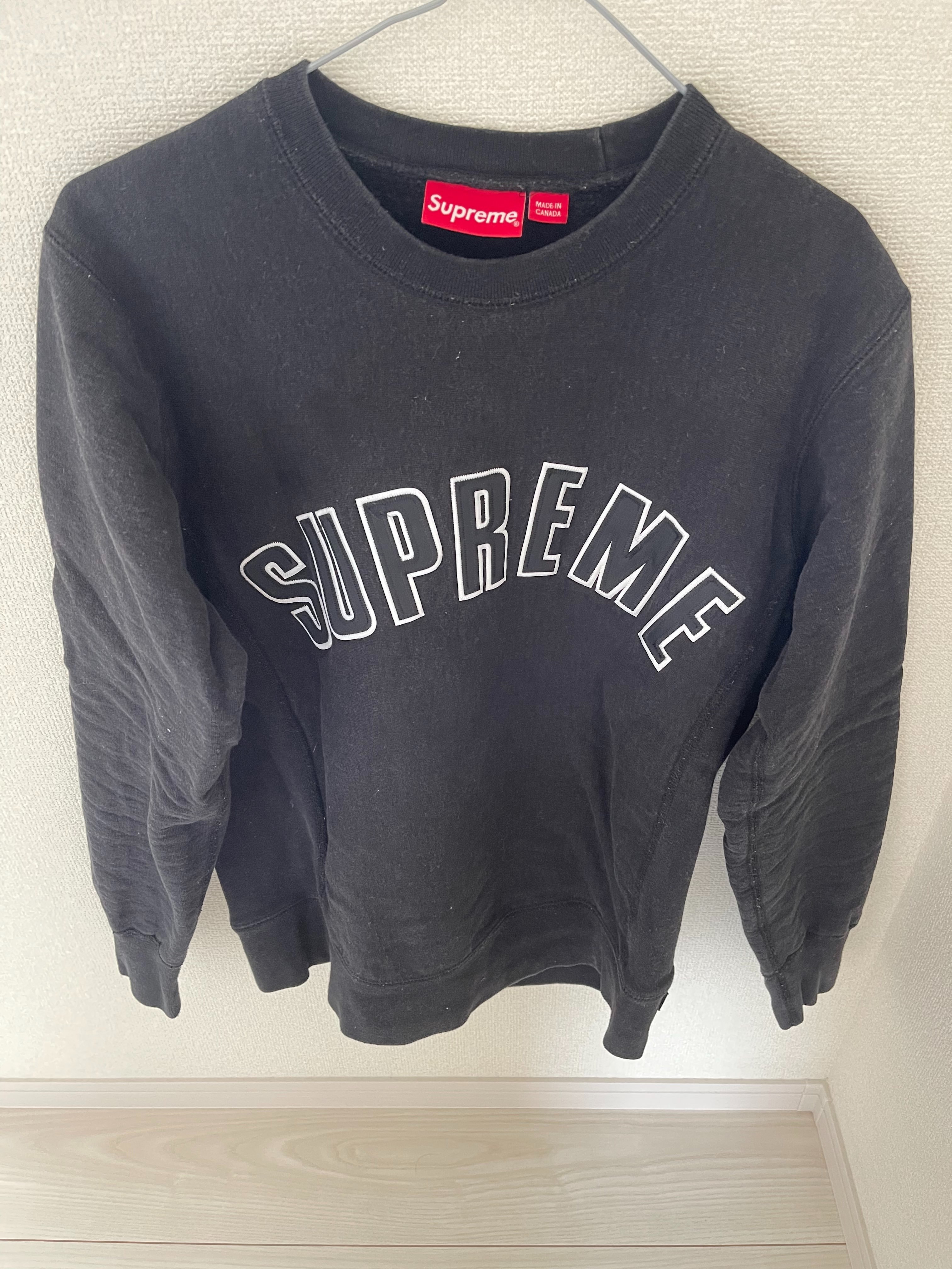 Supreme Split Crewneck Sweatshirt "Black"