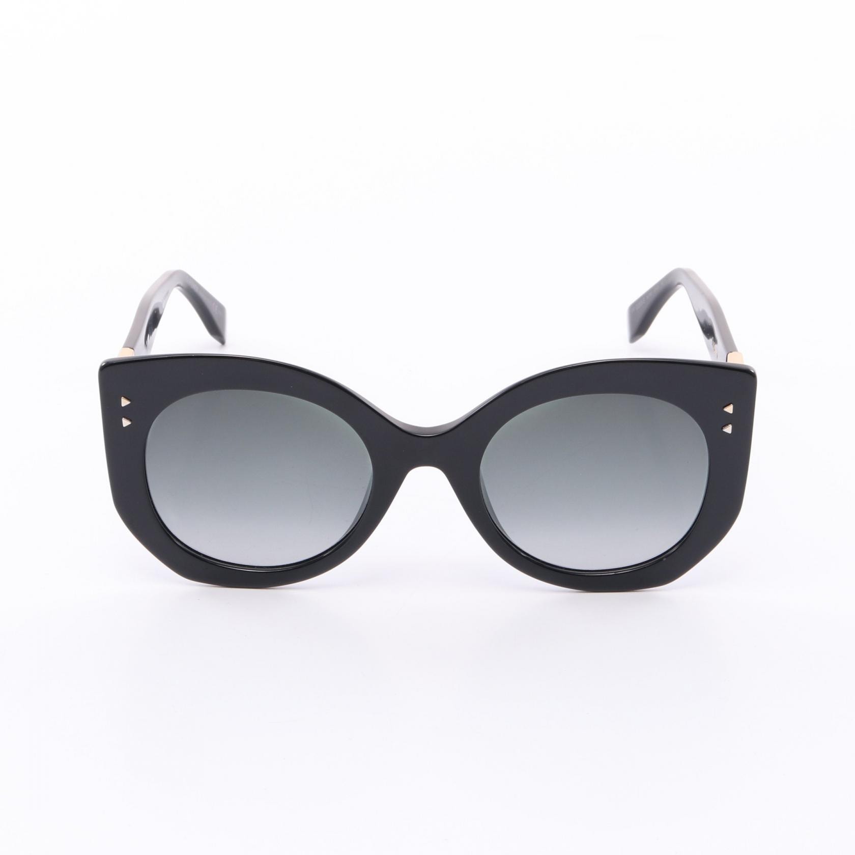 フェンディ FENDI ピーカブー サングラス 衣料品 プラスチック レディース ブラック系 FF0265/S 【中古】