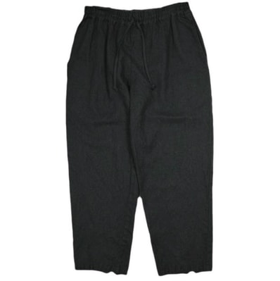 新品 tao COMME des GARCONS タオ コムデギャルソン 24AW 日本製 縮絨 裾ジッパー ウールサージイージーパンツ TN-P007 Free BLACK Tricot トリコ 定価57,200円 テーパード ボトムス g25036