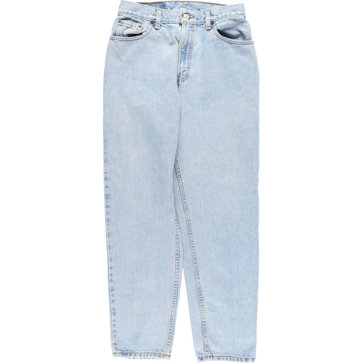 古着 00年代 リーバイス Levi's 550 RELAXED FIT TAPERED LEG テーパードデニムパンツ USA製 レディースL(w30)相当/eaa626443
