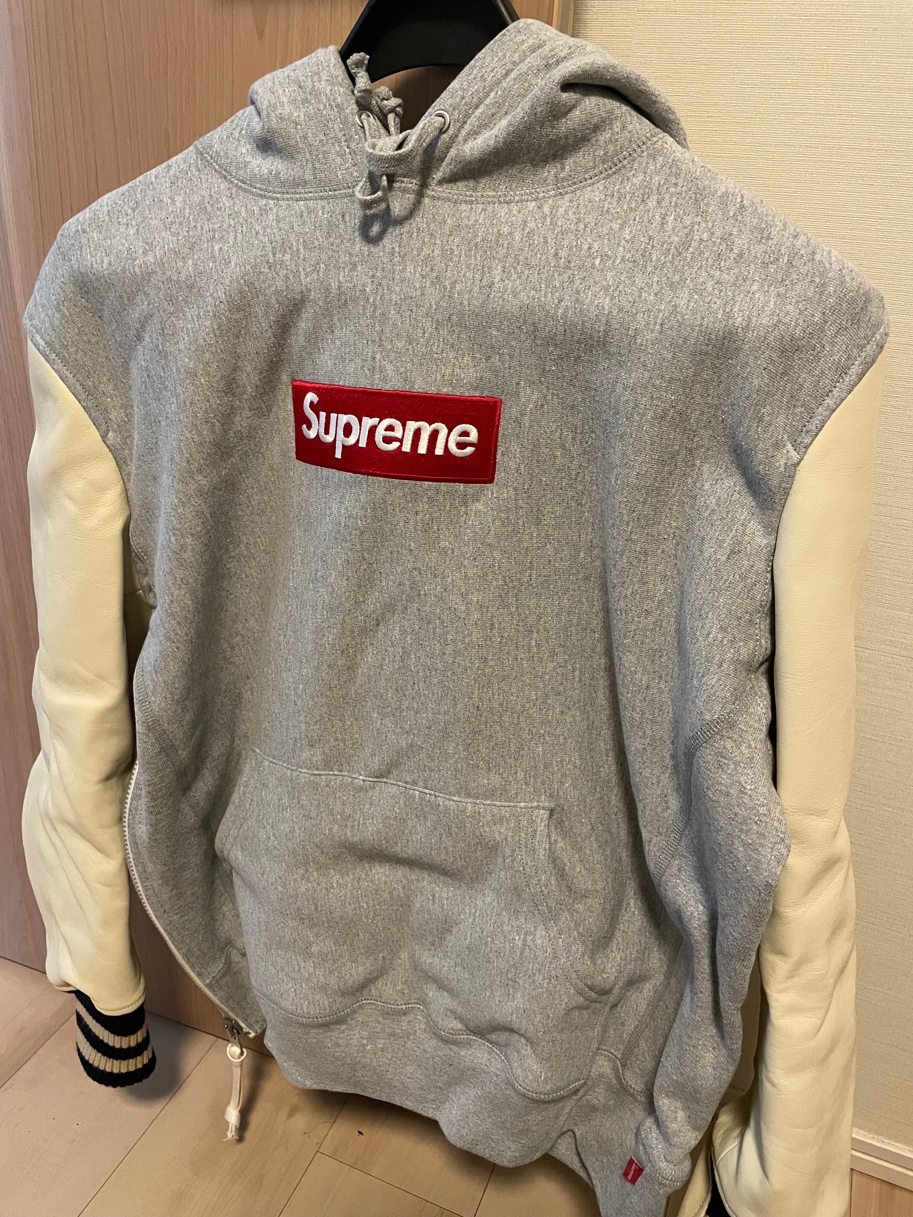 Supreme / JUNYA WATANABE COMME des GARÇONS MAN Box Logo Hoodie Customize "Grey"