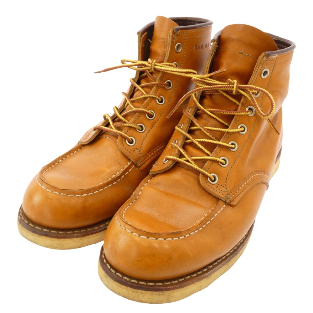 RED WING レッドウィング ブーツ 9875 6-inch CLASSIC MOC TOE インチ クラシック モック トゥ IRISH SETTER アイリッシュ セッター 復刻犬タグ ブーツ ブラウン系 27.5cm【中古】