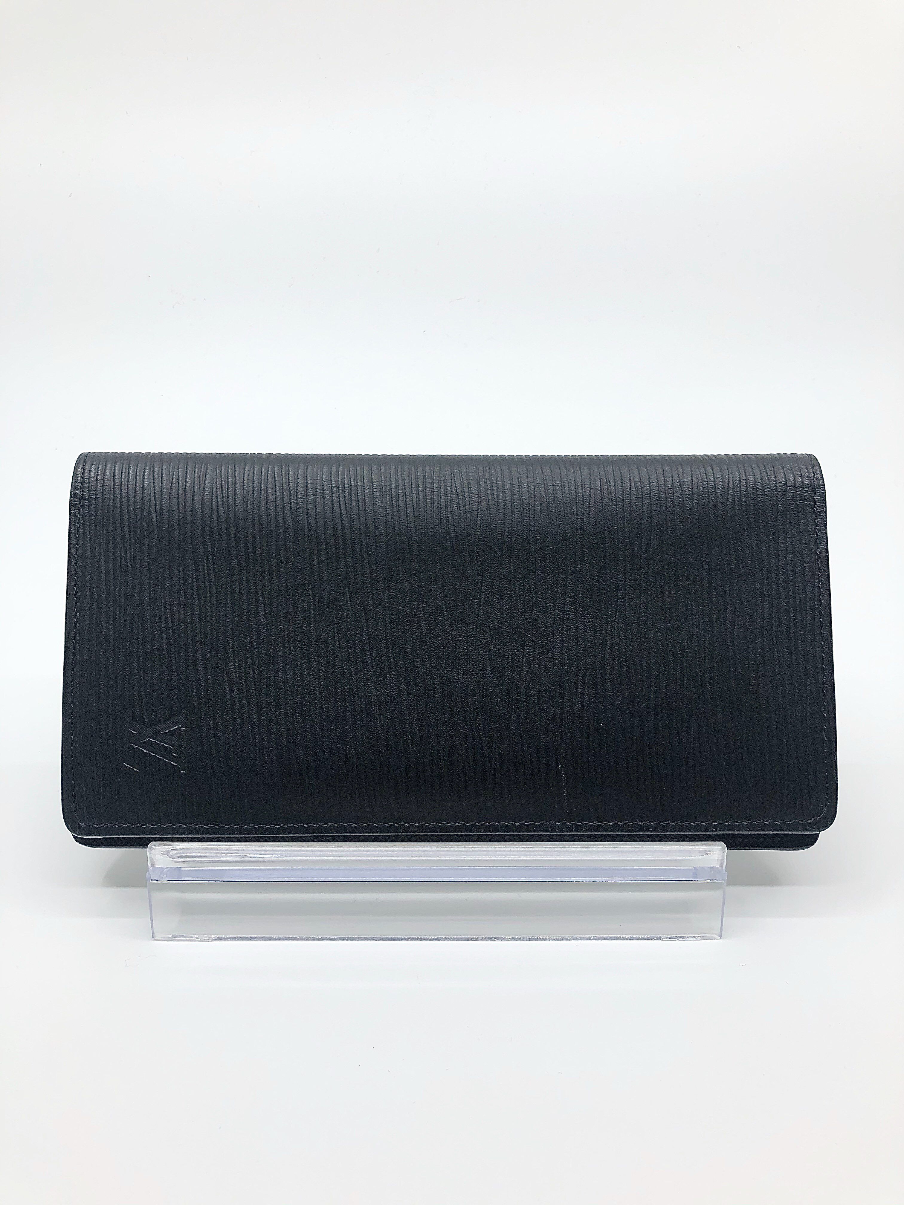 Louis Vuitton Brazza Wallet Epi "Noir"
