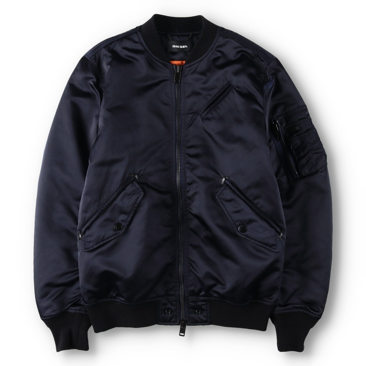 古着 ディーゼル DIESEL MA-1タイプ 中綿入り ミリタリー フライトジャケット メンズS相当/yaa000921