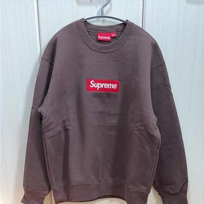 Supreme Box Logo Crewneck "Brown" (22FW)
