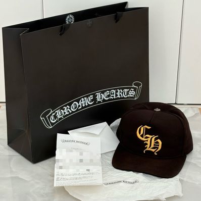 Chrome Hearts Baseball Cap 5 Panel CH "Black/Yellow"
