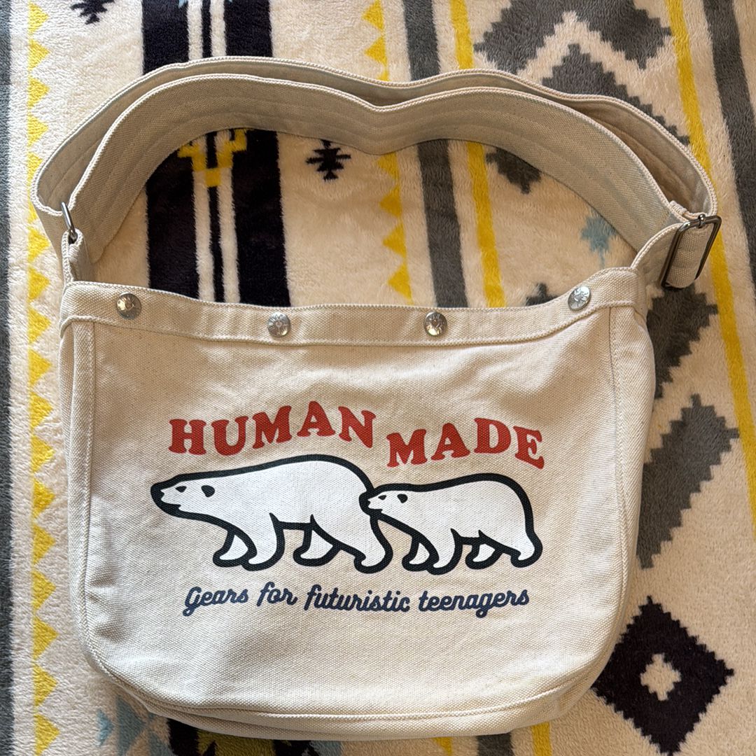 HUMAN MADE Paperboy Bag "White"