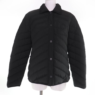 極美品 エルメス ダウンジャケット ブラック レディース 40 4H0168DR