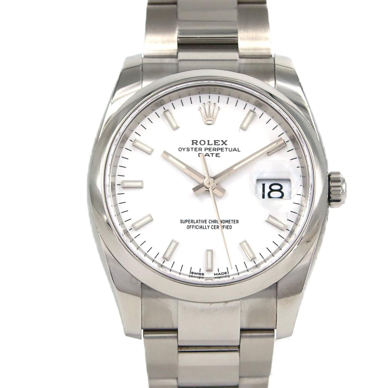 ロレックス オイスターパーペチュアルデイト 115200 SS 自動巻 ランダム番